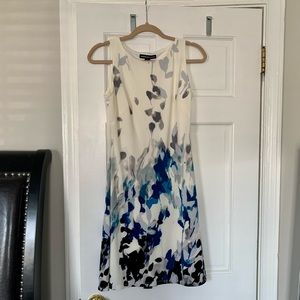 Floral polyester dress